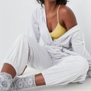 ANTHROPOLOGIE COZY VELVET JUMPSUIT